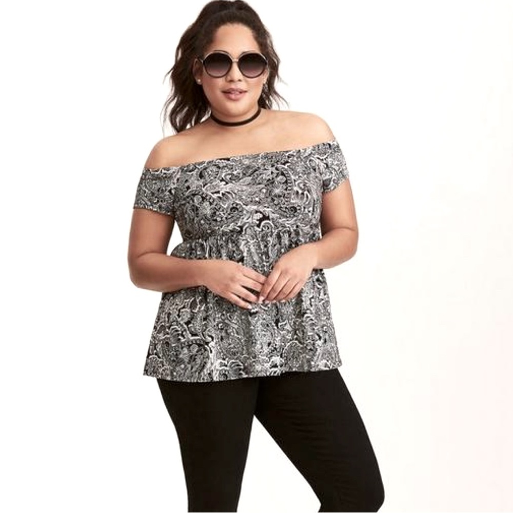 Off Shoulder babydoll top